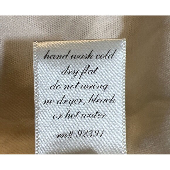 Miami by Francesca's Crochet Top Short Sleeve Shirt Cream Woven Lace Cotton M - Picture 6 of 11